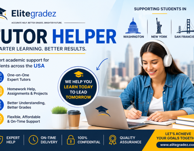 Tutor Helper: A Complete Guide to Smarter Homework Support for Students in the USA
